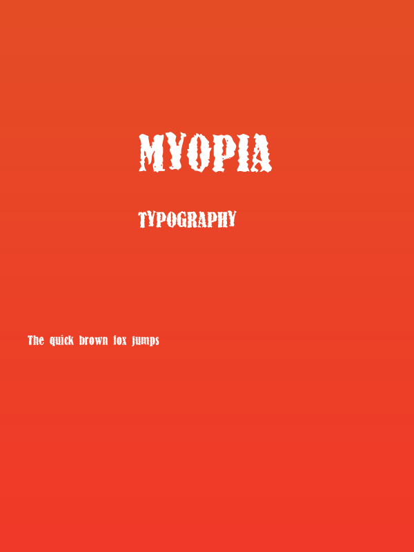 Myopia Poster