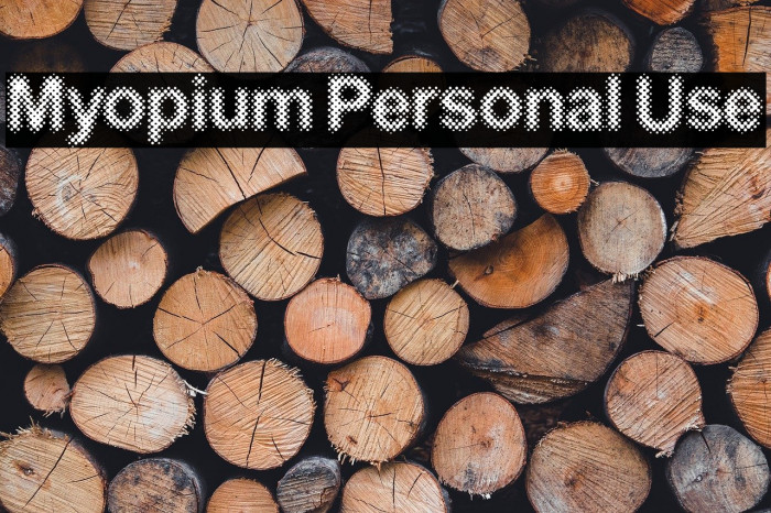 Myopium Personal Use Example 2