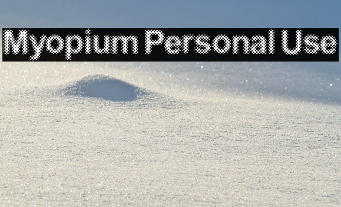 Myopium Personal Use Example 3