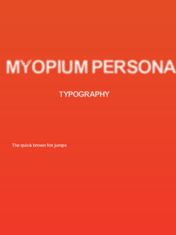 Myopium Personal Use Poster