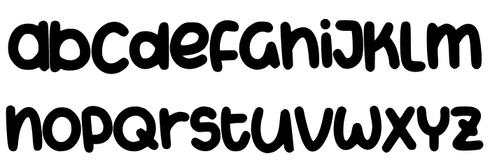 Mypeachnotes Regular Fonte MINÚSCULAS