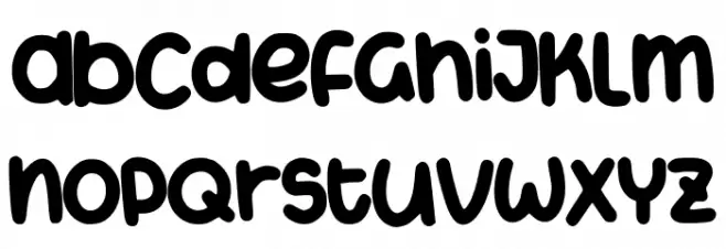 Mypeachnotes Regular फ़ॉन्ट लोअरकेस