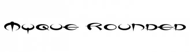 Myque Rounded  تنزيل الخطوط