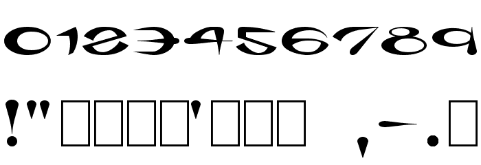 Myque Rounded Font OTHER CHARS