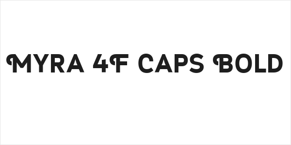 Myra 4F Caps Bold Logo