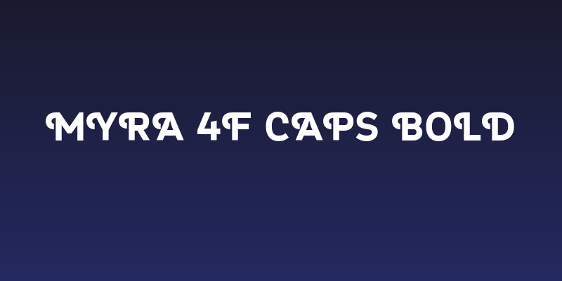 Myra 4F Caps Bold Social Header