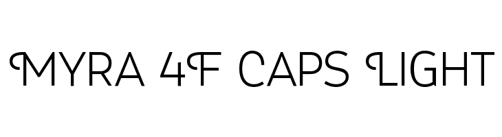 Myra 4F Caps Light  les polices de caractères gratuit tlcharger