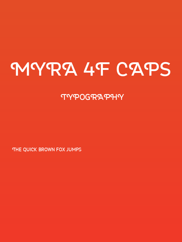 Myra 4F Caps Poster