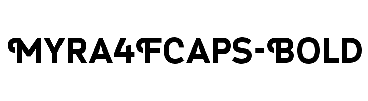 Myra4FCaps-Bold  Скачать бесплатные шрифты