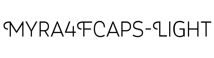 Myra4FCaps-Light Fonte