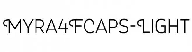 Myra4FCaps-Light  baixar fontes gratis