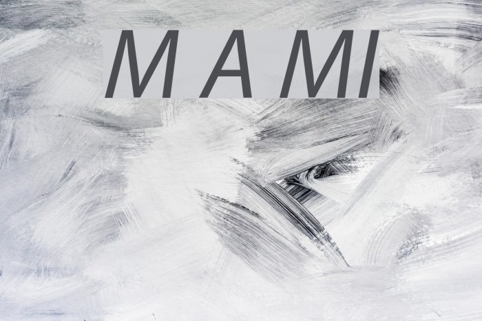 Myriad Apple MediumItalic Font examples