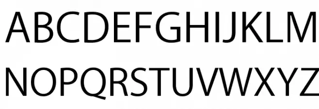 Myriad Apple Text 字体 大写