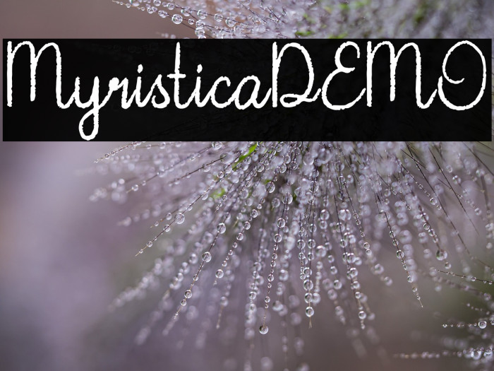 Myristica-DEMO Example 2