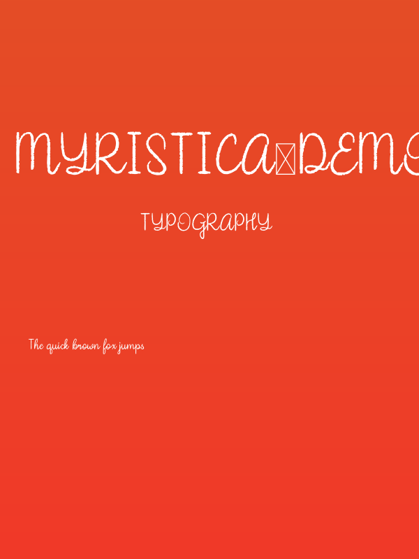 Myristica-DEMO Poster