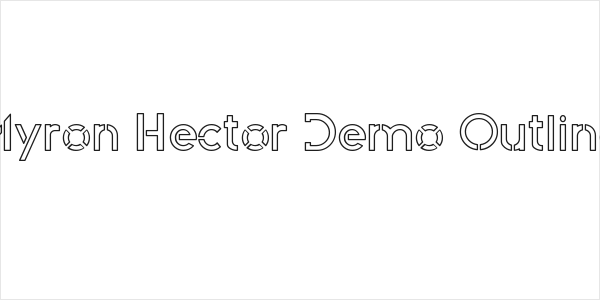 Myron Hector Demo Outline Logo