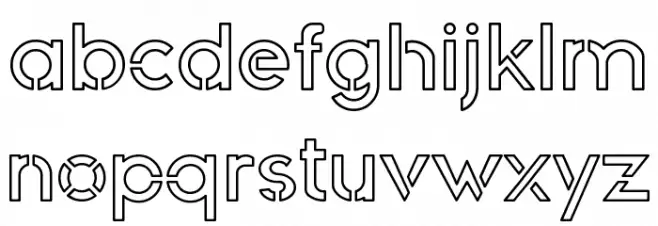 Myron Hector Demo Outline Fonte MINÚSCULAS