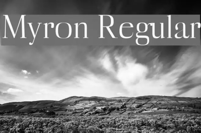 Myron Regular Example 1