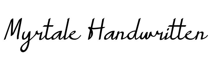 Myrtale Handwritten  नि: शुल्क फ़ॉन्ट्स डाउनलोड