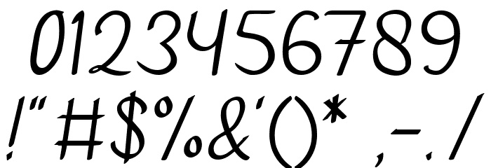 Myrtale Handwritten Font OTHER CHARS