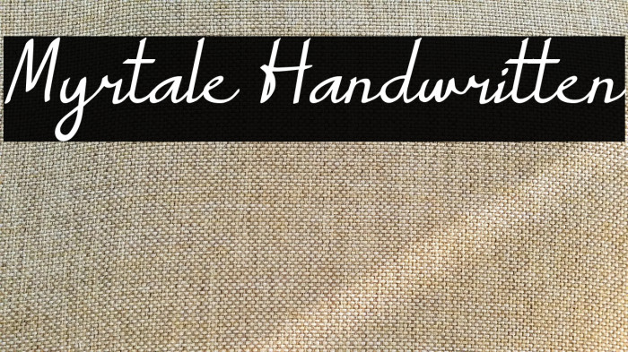 Myrtale Handwritten Example 1