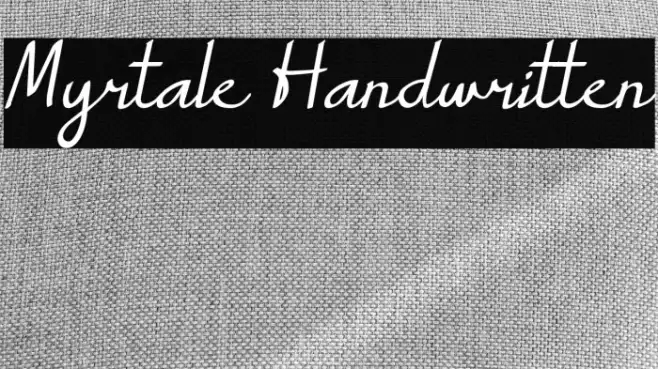 Myrtale Handwritten Example 1