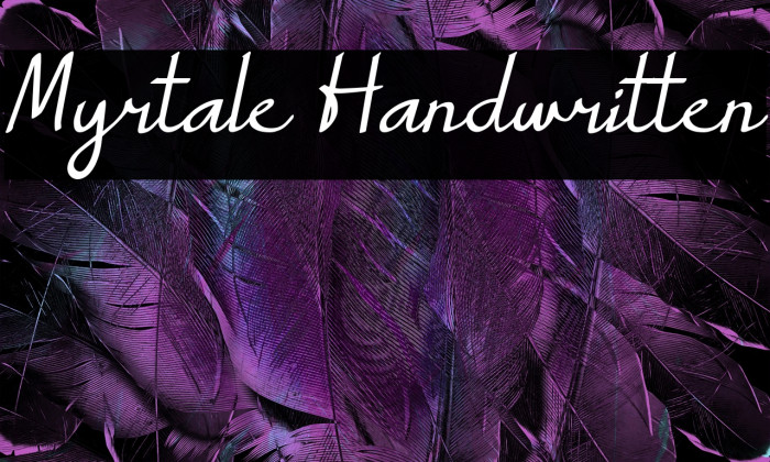 Myrtale Handwritten Example 2