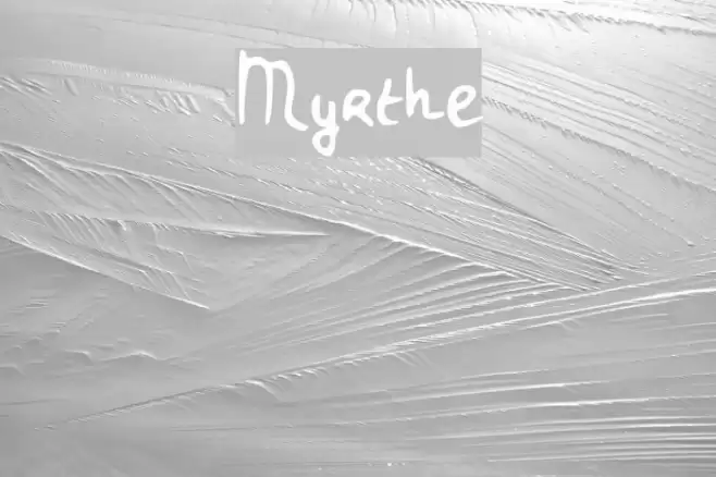 Myrthe Font examples