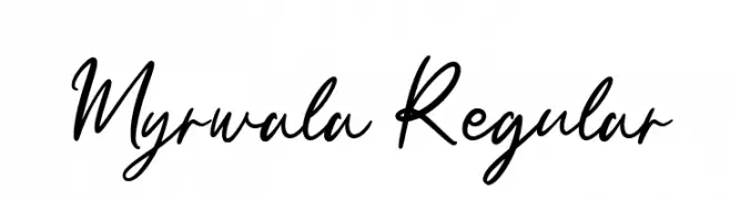 Myrwala Regular  Frei Schriftart Herunterladen