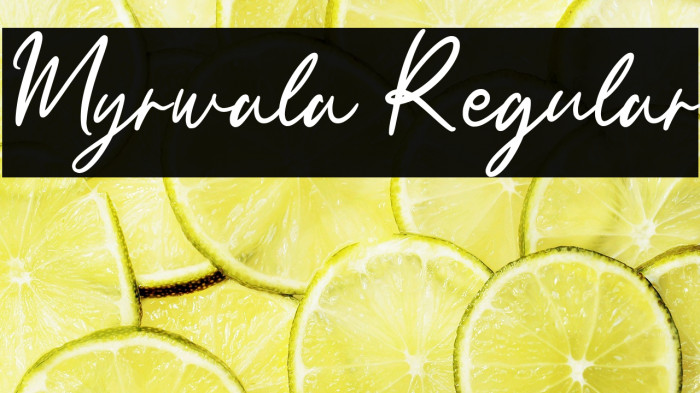 Myrwala Regular Example 1