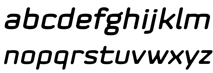 Mystag-Italic 字体 小写