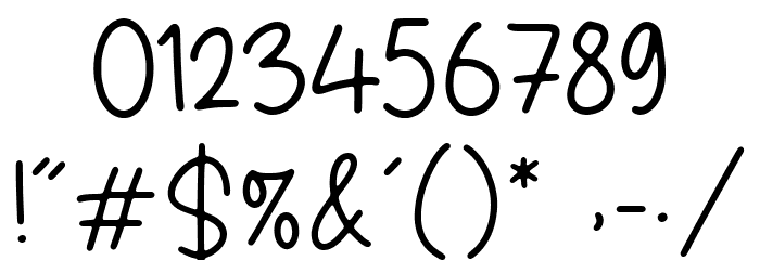 Mysteries Font OTHER CHARS