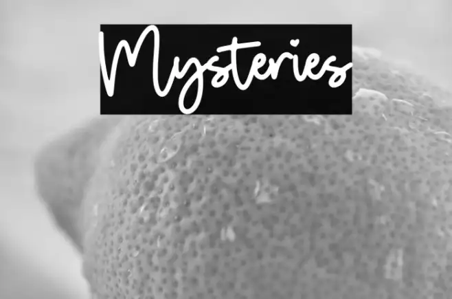 Mysteries Example 3