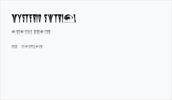 Mysterio SWTrial Business Card