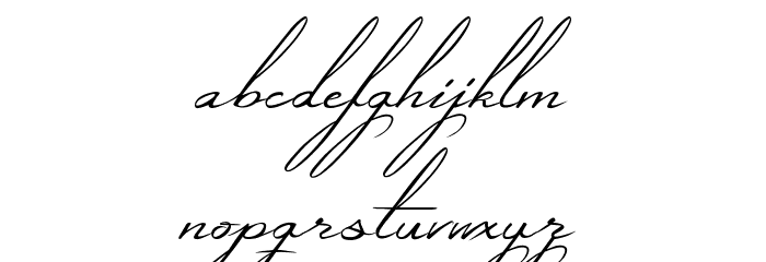 Mysterious Elegance Font LOWERCASE