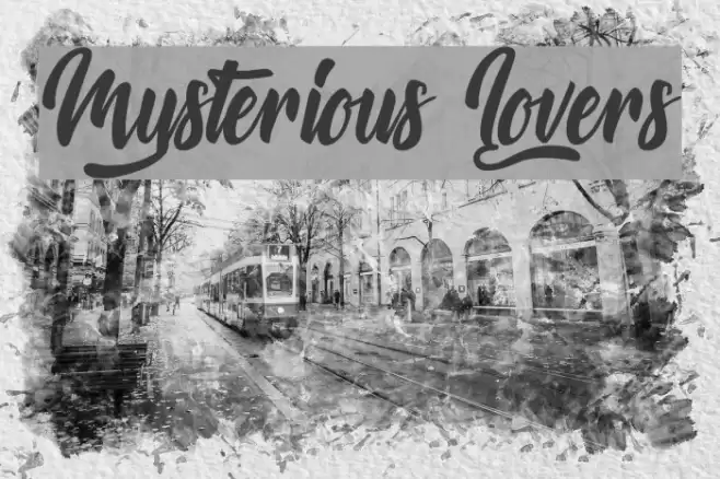 Mysterious Lovers Font examples