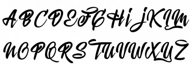 Mysterious Lovers Schriftart Groß