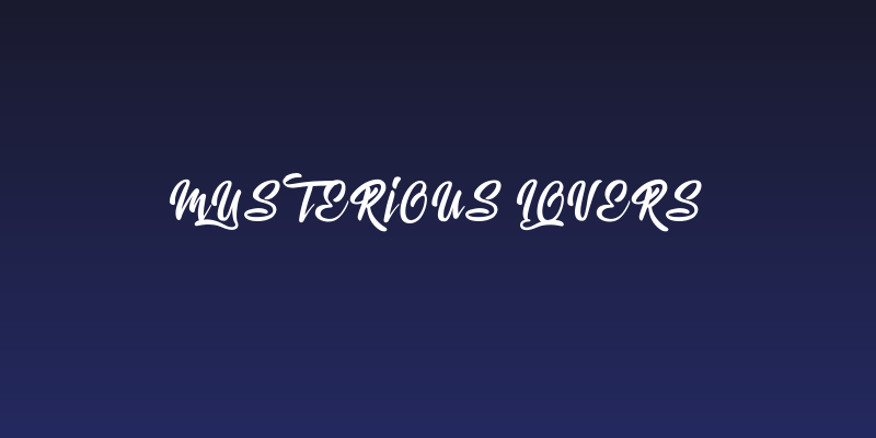 Mysterious Lovers Social Header