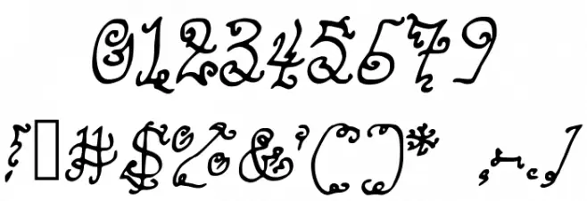 MysteriousOrientalNightsofPassion Font OTHER CHARS