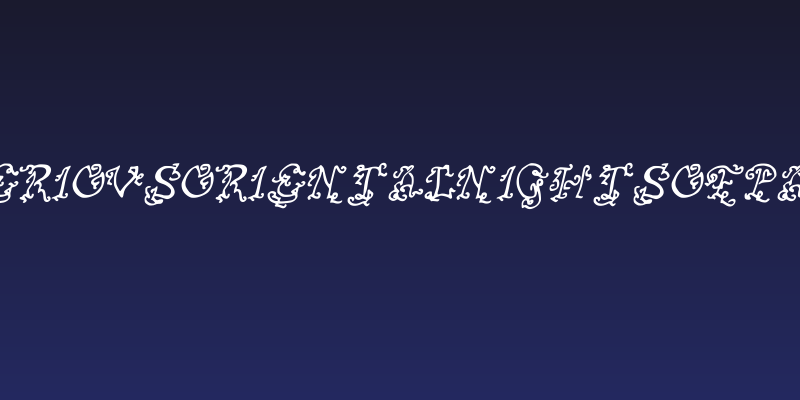 MysteriousOrientalNightsofPassion Social Header