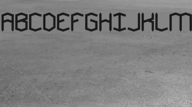 Mysterons BRK Font examples