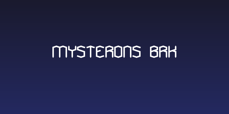 Mysterons BRK Social Header