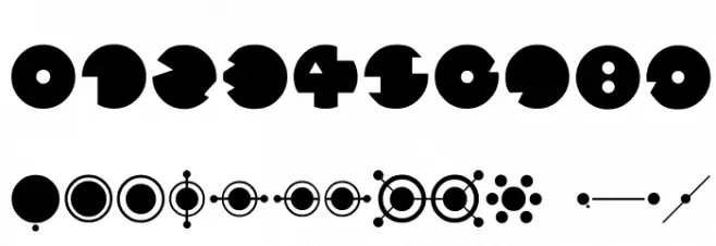 Mystery-Circle フォント その他の文字
