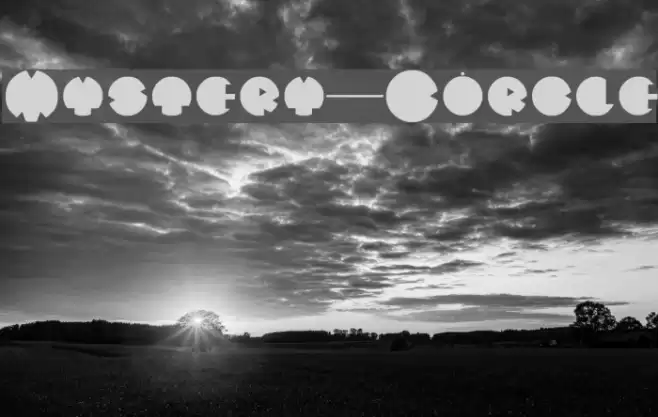 Mystery-Circle フォント examples