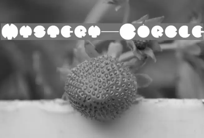 Mystery-Circle フォント examples