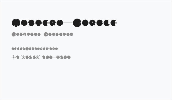 Mystery-Circle Business Card