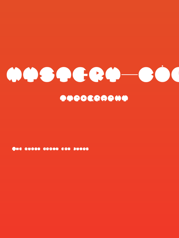 Mystery-Circle Poster