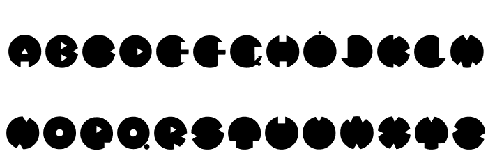 Mystery-Circle Font LOWERCASE