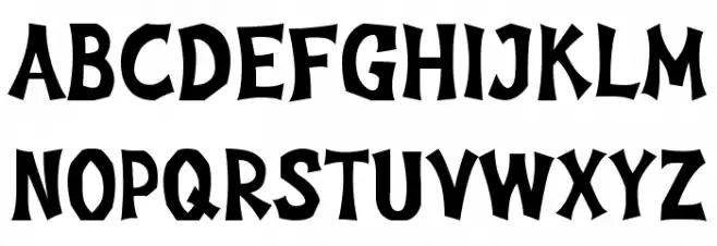 Mystery-Day Schriftart Groß