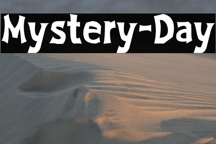 Mystery-Day Example 3